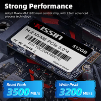 كيسين M.2 SSD PCIe 3 gb gb NVMe PCIe الصلبة ، SSD M.2 Nvme
