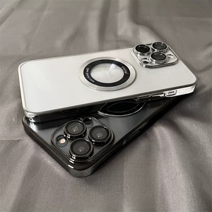 Funda de teléfono magnética transparente al por mayor para iPhone 16 15 14 13 PRO Max accesorios de teléfono funda de atracción de cargador inalámbrico - Product Image 5
