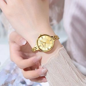 Reloj de Mujer CURREN 9097 9097L con Logotipo OEM, Marca de Moda, Correa de Acero Inoxidable, Cuarzo Original, Resistente al Agua 3ATM, con Diamantes - Product Image 4