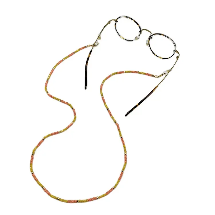 ホットセールファッションシックなレディースメガネチェーンサングラスゴールドメガネチェーンメガネコードホルダーネックストラップコード
