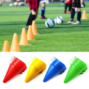 18CM Barrier Football Training <b>Cone</b> Flat <b>Road</b> Sign Bucket Springback Marking Cup Sports Accessories - Product Image 2