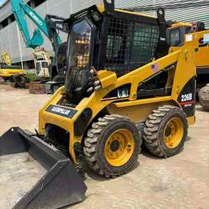 รถตักล้อยางมือสอง Caterpillar 226B CAT 226B พร้อมเครื่องยนต์ ปั๊ม ลูกปืน ราคาดีที่สุด ได้รับการรับรองมาตรฐาน CE - Product Image 1
