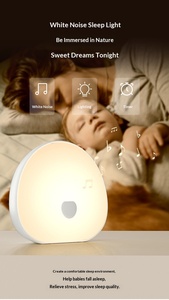 Máquina de Ruido Blanco para Dormir al por Mayor con Sonidos Relajantes, Luz Nocturna LED Recargable Táctil, Audio Relajante y Lámpara para Bebés - Product Image 5