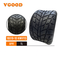 Pneus tout-terrain VGOOD ATV 14X4.10-6 14X5.0-6 14 pouces à crampons profonds agressifs, haute traction pour quad et UTV