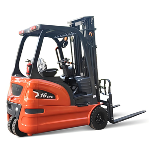 מחיר נמוך מלגזה חשמלי מעלית מעלית סוללה 3 מ '-7 מ' שלושה גלגל מלגזה 1 קיבולת טון 1070 מ "מ אורך מזלג 122 מ" מ רוחב מזלג - Product Image 2