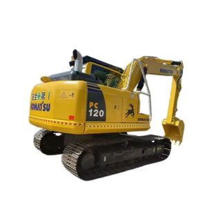 Pour excavatrice sur chenilles Komatsu PC120 automatique de taille moyenne, composants essentiels de qualité assurée : moteur, pompe, boîte de vitesses, pièces durables - Product Image 1