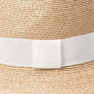 Chapeau Fedora de Luxe en Paille de Raphia Tressée, Chapeau Panama Fantaisie Tissé à la Main pour Hommes et Femmes, Idéal pour les Vacances d'Été, les Voyages, la Pêche et les Activités de Plein Air - Product Image 4