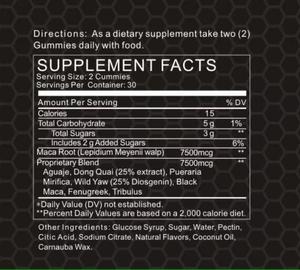 Aumento de la potencia masculina Maca Gummies Cápsulas Adulto <span class=keywords><strong>Libido</strong></span> Energy <span class=keywords><strong>Libido</strong></span> Enhancer <span class=keywords><strong>Pills</strong></span> Suplemento herbal Gummy <span class=keywords><strong>Male</strong></span> Enargamiento - Product Image 6