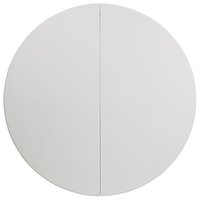 Heavy Duty 60 Pouces 10 Personnes En Plein Air Pliable Top Banquet En Plastique Blanc Table Pliante Ronde