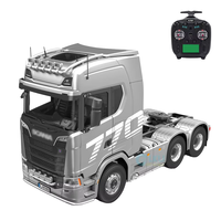 HUINA 1501 pour SCANIA Camion Télécommandé en Alliage 1/18, Remorque Sous Licence 770S, Voiture RC 2.4G Juguetes, Chargeur Inclus