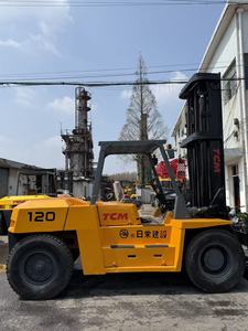 Original Japanese Komatsu/T-o-y-o-t-a/mitsubishi TCM 10/12/15/16/18/20/25 Ton Diesel Used Forklift truck fork position for Sale - Product Image 5