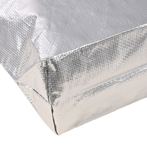 Borsa Promozionale Riutilizzabile in PP Non Tessuto Argento, 100 Pezzi, Borsa a Tracolla per Shopping e Traslochi - Product Image 4