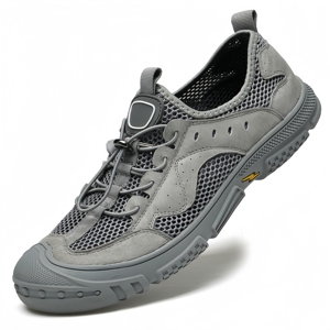 Zapatos para caminar en el agua para hombre, zapatos de pesca transpirables y antideslizantes para exteriores, sandalias de playa de malla, transpirables y antideslizantes - Product Image 6