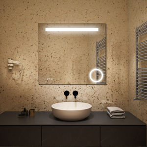 Miroir intelligent de salle de bain moderne avec loupe éclairée, solutions de conception graphique et garantie de 3 ans - Product Image 2