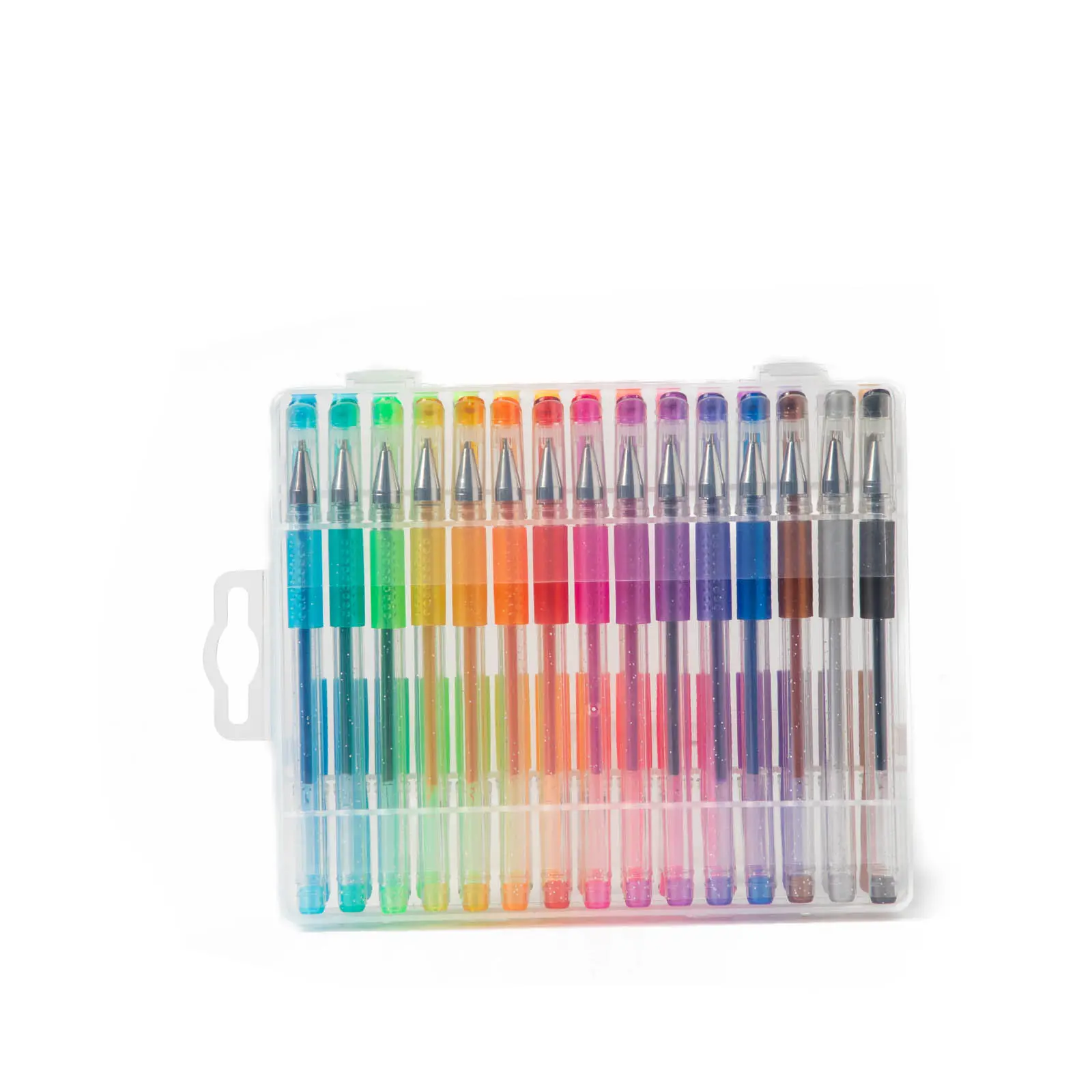 30-Packs Rainbow Gel Pen Set Pastel and Glitter Ink with Unique Colors