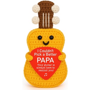 Cadeaux d'<span class=keywords><strong>anniversaire</strong></span>, cadeau de remerciement pour les nouveaux oncles, cadeau unique, drôle, mignon, fait main au crochet, sur le thème de la musique, pour homme, cadeau d'appréciation - Product Image 5