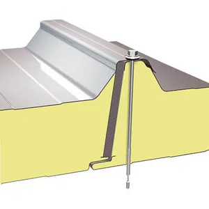 अछूता छत सैंडविच पैनल ऑस्ट्रेलियाई मानक/एफएम अनुमोदित पीर/पुर/रॉक ऊन 3D मॉडल डिजाइन ग्राफिक डिजाइन धातु