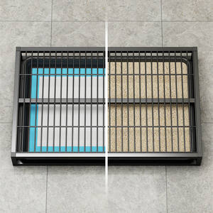 हॉट विक्रेता दराज-शैली कुत्ते शौचालय बड़े और मध्यम ऑल-इन-वन-इन-एक पालतू पालतू पोटी के साथ फूलों के लिए आसान सफाई - Product Image 4