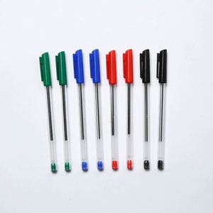 Wholesale Black Blue Red Green <b>Refill</b> Cheap Ball Point Pens Permanent <b>Ink</b> 0.5mm Tip Multi-Function Novelty Custom Logo - Product Image 2