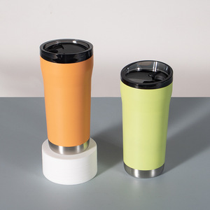 Stainless Steel Tumbler 20oz With Sliding Lid Magnetic Closure For Travel Car Use - Product Image 2
