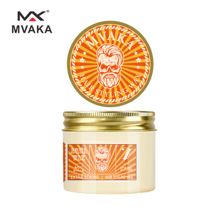 MVAKA 아쿠아 헤어 스타일링 왁스 강력 고정 크림 프라이빗 라벨 헤어 스타일링 왁스 유기농 엑스트라 홀드 펌 페이스트 남성용 - Product Image 3