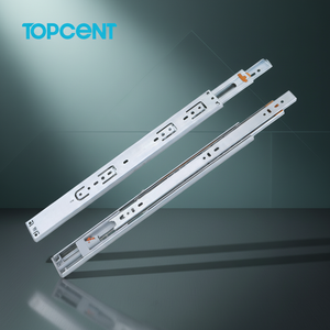 Rieles deslizantes <span class=keywords><strong>para</strong></span> <span class=keywords><strong>cajones</strong></span> con rodamientos de bolas extraíbles, guías telescópicas de triple extensión <span class=keywords><strong>para</strong></span> cajas de almacenamiento y muebles - Product Image 1