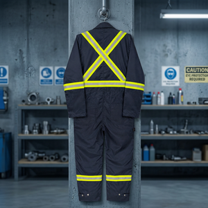 Overol de Trabajo Industrial para Albañilería, Uniforme de Construcción de Nailon, Mono de Manga Larga, Ropa de Trabajo para Talleres, Alta Visibilidad - Product Image 4