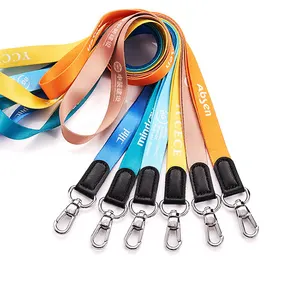 个性化安全散装挂绳最佳欢迎时尚定制短挂绳身份证挂绳配有可打印pvc