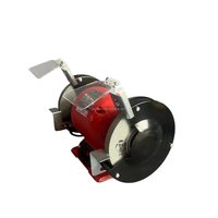 Meuleuse d'établi en métal de 6 pouces pour l'affûtage de couteaux et d'outils avec moteur 2950 tr/min, protections de roue, outil électrique d'affûtage