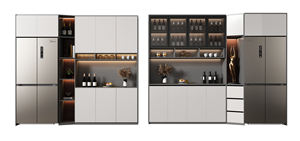 Solid Wood Modern <b>Sideboard</b> Customizable Modular Eco-Friendly <b>Storage</b> Furniture for Home Bar Dining Rooms Free Design Service - Product Image 5