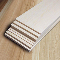 Plaques de bois de balsa naturel, plusieurs épaisseurs, planches de bois clair non finies pour le bricolage, la modélisation et la décoration de mini-jardins