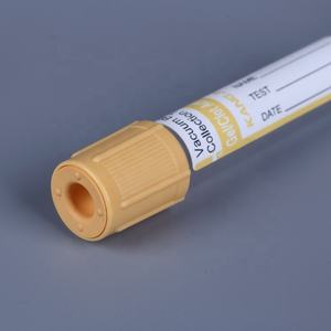 หลอดเก็บตัวอย่างเลือดสุญญากาศสำหรับโรงพยาบาลสารกระตุ้นก้อนเจลแยกออกจากกันสีเหลือง - Product Image 2