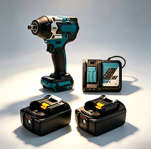 Llave de <span class=keywords><strong>Impacto</strong></span> Inalámbrica de 18V sin Escobillas, <span class=keywords><strong>Pistola</strong></span> de <span class=keywords><strong>Impacto</strong></span> Eléctrica de 1/2 Pulgada para Reparación de Automóviles y Construcción (Solo Herramienta, Sin Batería) - Product Image 4