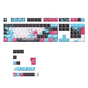 <span class=keywords><strong>Manga</strong></span> Style Graffiti Chaleur Sublimation Original PBT Clavier Mécanique Keycaps 126 Touches Compatible 68/84/87/98 Disposition Keycaps - Product Image 6