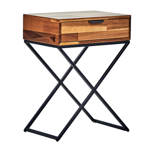 Comodini Combohome in legno comodini con vano gambe in metallo tavolini impilabili per camera da letto e Nursery - Product Image 5