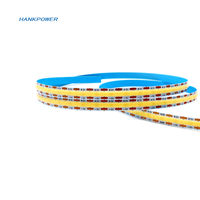 Lampu Strip USB 5V, lampu pita LED putih hangat dengan saklar 8mm lebar sempit untuk latar belakang TV