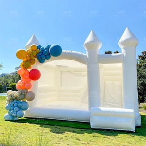 Commercial Luxury All White Wedding Bouncer Jumping Castle <b>Inflatable</b> <b>House</b> White Wedding Wedding <b>House</b> Commercial - Product Image 4