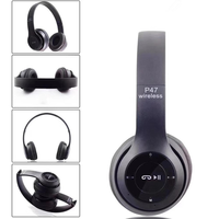 Audífonos Inalámbricos Bluetooth Oraimo 3c Tws P47 para Gaming, Diadema Over-ear con Ranura para Tarjeta SD TF y Entrada AUX de 3.5mm