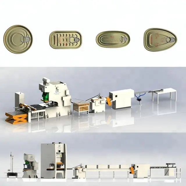 Entièrement Automatique Facile Extrémité Ouverte ligne de production machine de fabrication