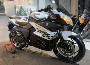 Motocicleta Eléctrica Deportiva <span class=keywords><strong>Kawasaki</strong></span> H2 de 72V sin Escobillas, Estilo <span class=keywords><strong>Ninja</strong></span> <span class=keywords><strong>R3</strong></span>, Horizon Locomotive V6, PC200-6S, 200-400CC - Product Image 2