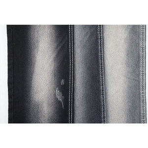 Tela de mezclilla de LICRA de poliéster La mejor y más barata tela de mezclilla de jeans azul negro de China 8,1 oz para Egipto - Product Image 1