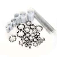 Part Tamiya Mini 4wd Mr62zz, Bantalan Bola 13mm 620 Mr52 Mr72 MR82 Mr63 3X6X2mm, Bantalan Bola Alur Dalam Miniatur