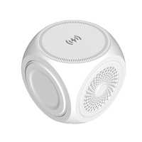 Cadeaux promotionnels : Enceinte rotative avec chargeur sans fil magnétique