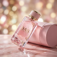 En stock, expédition rapide, flacon de parfum en verre de 30 ml avec fond unique pour les voyages et les kits d'échantillons