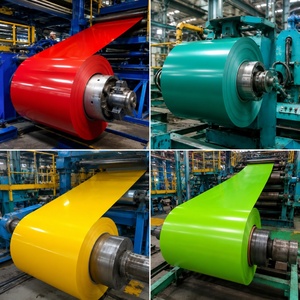 Bobina de Acero Galvanizado Prepintado DX51D SGCC, Lámina de Acero GI con Recubrimiento de Color en Bobina para Techos Metálicos, Paneles Sándwich - Product Image 3