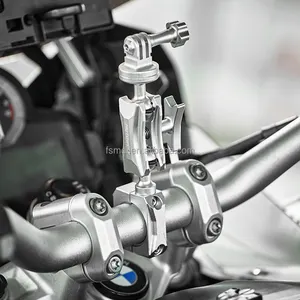 MOTOWOLF دراجة نارية الملحقات تعديل قابل للتعديل متعددة الوظائف العالمي دراجة نارية الرياضة حامل كاميرات مراقبة عالي الجودة
