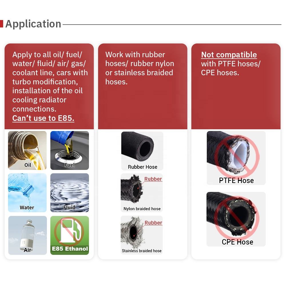 Raccord De Refroidissement D'huile,Connecteur Universel Pour