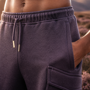 Pantalones Jogger Cargo Personalizados de Talla Grande para <span class=keywords><strong>Mujer</strong></span>, 480g, Felpa de Algodón, Puños Acanalados, Cintura con Cordón, Bolsillos Laterales, Tallas S a 5X - Product Image 2