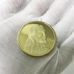 <span class=keywords><strong>Da</strong></span> Vinci Jesus ultima cena Souvenir Coin, gesù placcato oro sfida monete personalizzate - Product Image 3