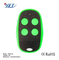 YET2114 D5 Tipo Control remoto clon de doble canal EV1527 Chip Código de aprendizaje HCS301 Controles remotos de código rodante